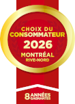 Choix du consomateur Rive-Nord Montreal 2026